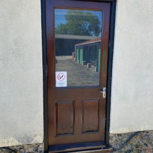 Front door replacement - Before image