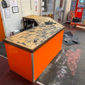 Front door replacement - Before image